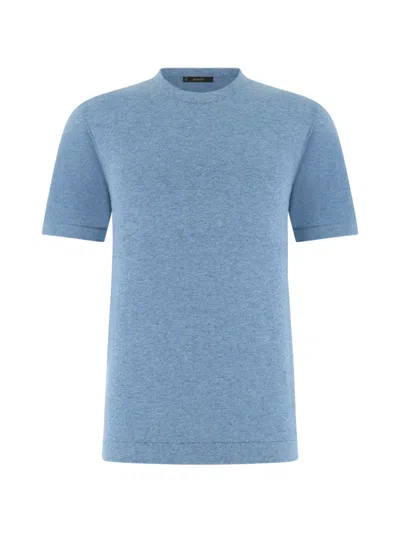 Boggi Milano Crew-neck T-shirt In Blue