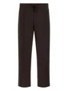 Boggi Milano Drawstring Track Pants In Brown