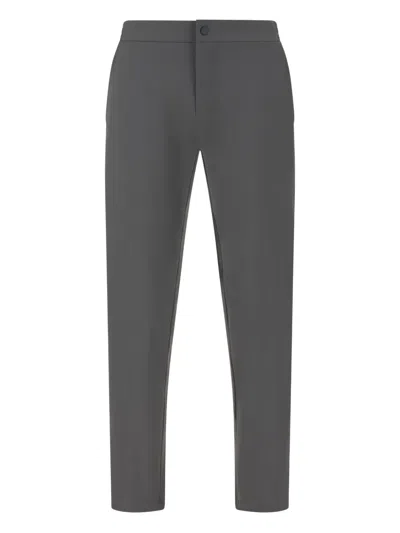 Boggi Milano Stretch Nylon Trousers In Gray