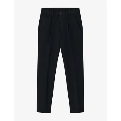 Boggi Milano Ens Trousers In Technical Wool B Tech Black