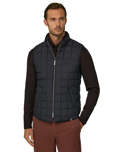 Boggi Milano Goose Down Gilet In Blue