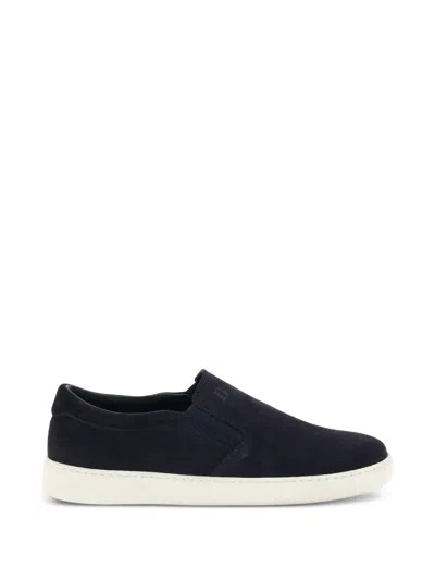 Boggi Milano Heritage Suede Slip-on Sneakers In Multi
