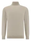 Boggi Milano High-neck Sweater In Gray