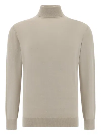 Boggi Milano High-neck Sweater In Gray