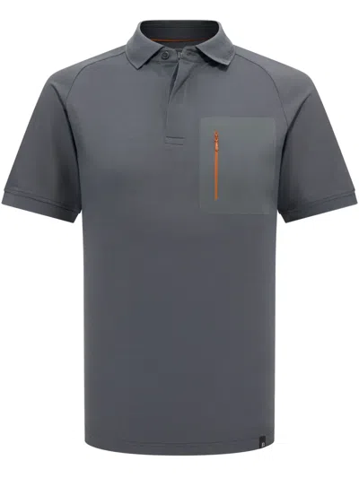 Boggi Milano Jade-fresh Polo Shirt In Grey