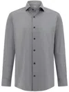 Boggi Milano Japanese-jersey Shirt In Grey
