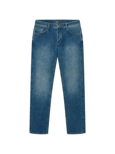Boggi Milano Jeans In Stretch Denim Medium Blue