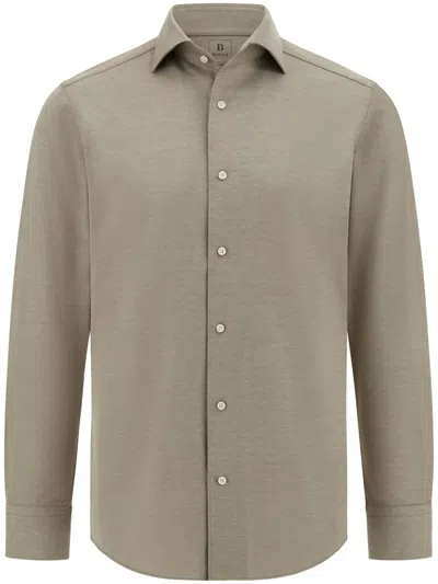 Boggi Milano Poloshirt Aus Jersey In Nude