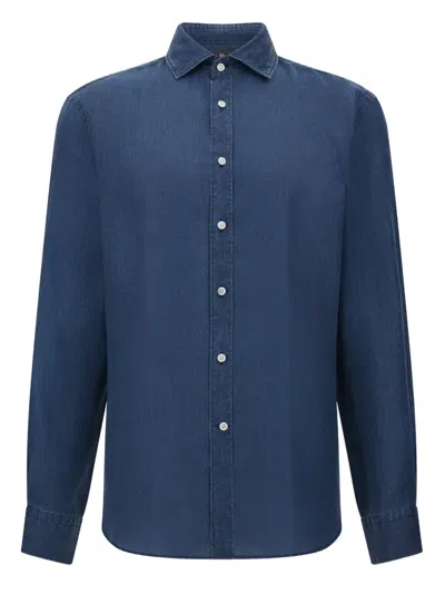 Boggi Milano Regular Fit Linen Shirt
