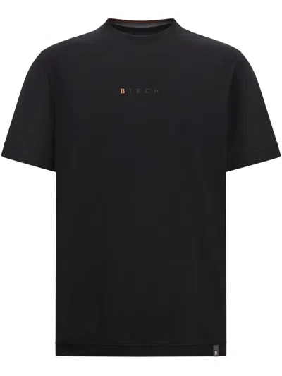 Boggi Milano Logo-print T-shirt In Black