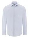 Boggi Milano Long-sleeve Shirt In Blue