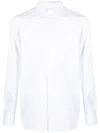 Boggi Milano Long-sleeve Stretch-cotton Shirt In White