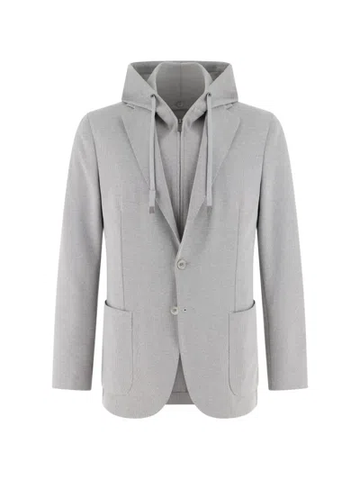 Boggi Milano Madison Blazer In Gray