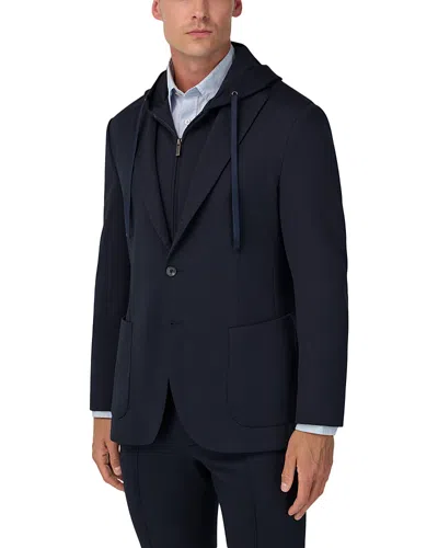 Boggi Milano Madison Jacket With Removable Bib In Blue