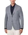 Boggi Milano Melange B Regular Fit Jacket In Gray