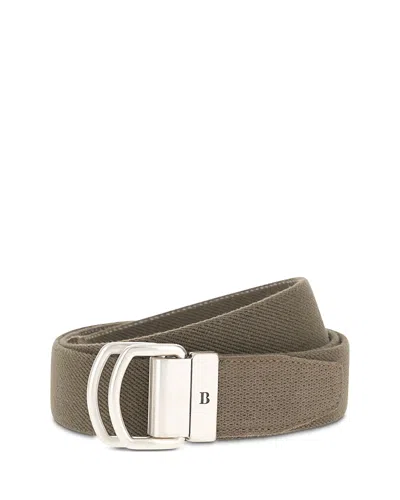 Boggi Milano Men's Stretch Tape Belt In Gray