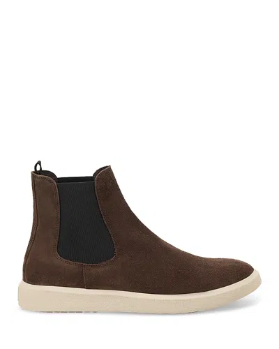 Boggi Milano Atlas Suede Chelsea Boots In Brown