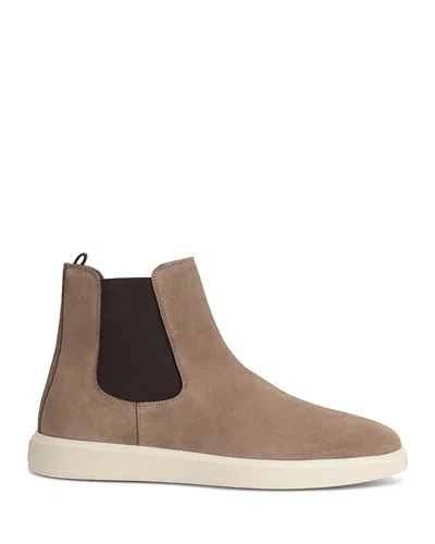 Boggi Milano Atlas Suede Chelsea Boots In Brown
