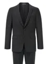 Boggi Milano Micro-pattern Suit In Black