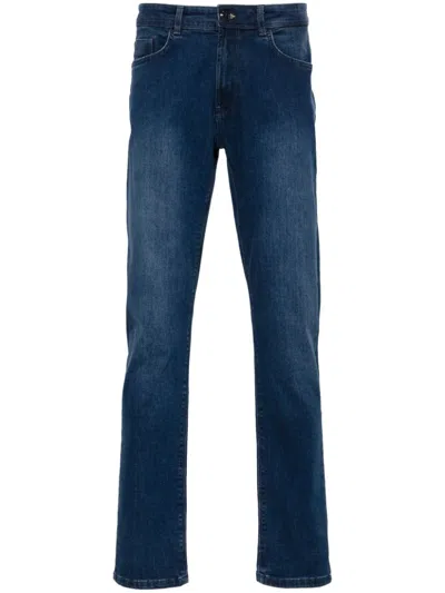 Boggi Milano Mid-rise Jeans In Blue