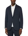 Boggi Milano Navy Stretch B Tech Blazer In Blue