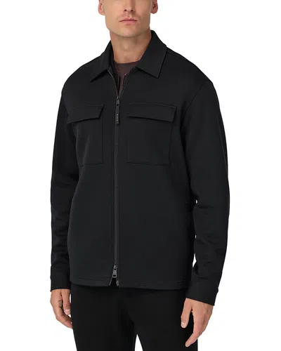 Boggi Milano Nexus Shirt Jacket In Black