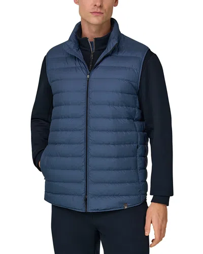 Boggi Milano Out Down Vest In Blue