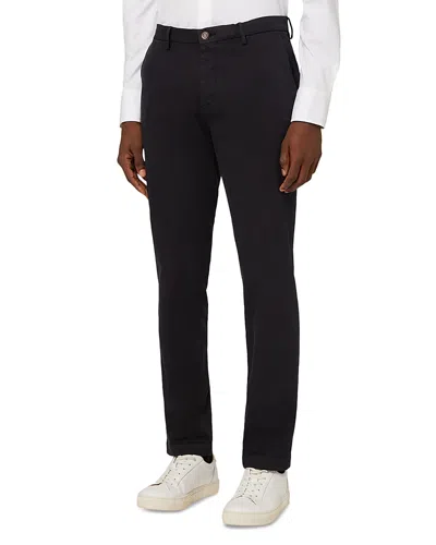Boggi Milano Panama Stretch Trousers In Black