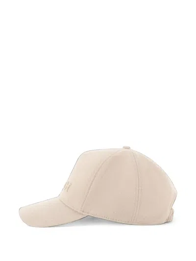 Boggi Milano Peaked Cap In Knitted Fabric In Gray