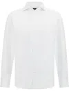 Boggi Milano Stripe-pattern Shirt In White