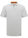 Boggi Milano Piqué Polo Shirt In Grey