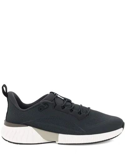 Boggi Milano Reflective Print Lace-up Sneakers In Gray