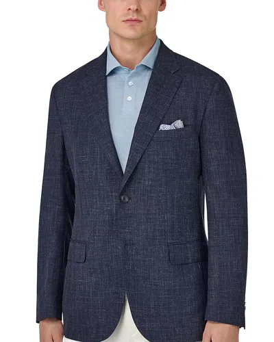 Boggi Milano Regular Fit Blazer In Blue
