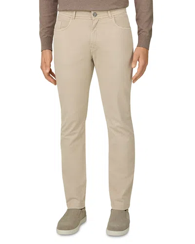 Boggi Milano Regular Fit Stretch Cotton Jeans In Neutral