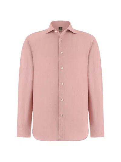 Boggi Milano Regular-fit Shirt In Pink