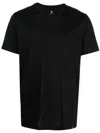 Boggi Milano Crew-neck Cotton T-shirt In Black