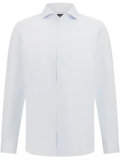 Boggi Milano Button-down Shirt In Blue