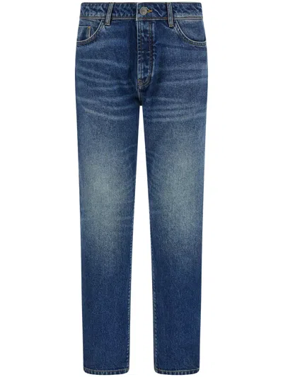 Boggi Milano Medium Blue Stretch Denim Jeans
