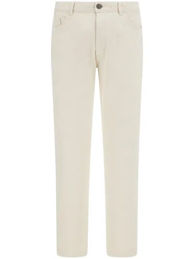 Boggi Milano Straight-leg Jeans In Neutrals