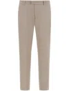 Boggi Milano Stretch Trousers In Neutrals