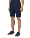 Boggi Milano Stretch Cotton And Tencel Bermuda Shorts In Blue