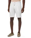 Boggi Milano Stretch Bermuda Shorts In White