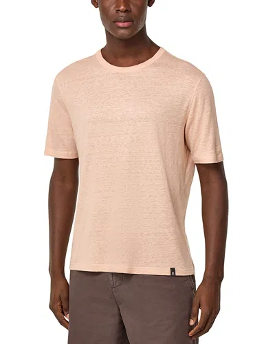 Boggi Milano Stretch Crewneck Tee In Neutral