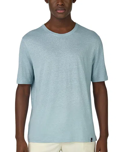 Boggi Milano Stretch Crewneck Tee In Blue