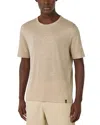Boggi Milano Stretch Crewneck Tee In Neutral