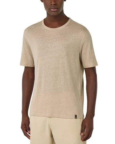 Boggi Milano Stretch Crewneck Tee In Neutral