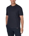 Boggi Milano Stretch Crewneck Tee In Blue