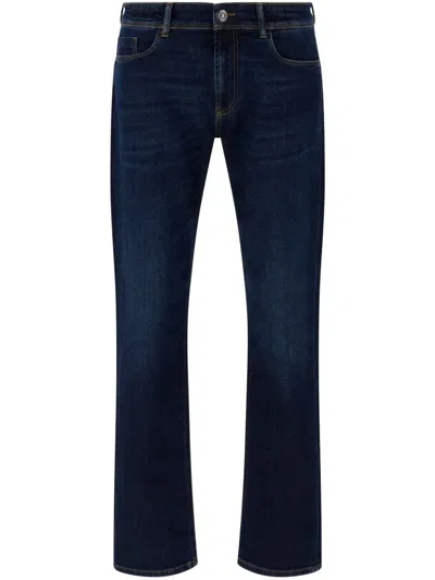 Boggi Milano Stretch-fit Jeans In Blau