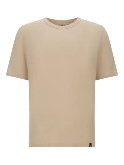 Boggi Milano Stretch-linen T-shirt In Neutrals