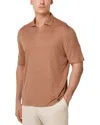 Boggi Milano Stretch Polo Shirt In Brown